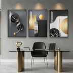 Large Framed Modern Elegant Wall Art - Image 4