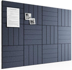 Bumusty Large Cork Board Alternative-48 x 36" Felt Bulletin Board Tiles by BUMUSTY