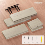 RICHER HOUSE Floating Shelves Set of 3, Modern Bathroom Shelves Wall Mounted - Image 5