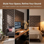 Acoustic Wood Slat Panels, 3D Fluted Wood Panel Sound Absorbing Panel - Image 4