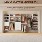 ROOMTEC Modular Closet System, Wooden Tower - Image 4