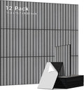 12 Pack PVC Wood Wall Panels, 11.8 x 15.7 x 0.35 Inch Sound Panels, 100% by AUTORIFIC