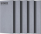 5 Pack Acoustic Panels, 47.2 x 23.6 x 0.35 Inch Sound Proof Panels by TO-TH