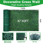 Yangrass Boxwood Roll Panels, UV-Anti Faux Boxwood Roll Grass Wall Panels - Image 3