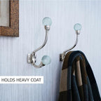 Indian Shelf 33Lb. Pack of 6 Heavy Duty Double Prong Crystal Decorative Coat - Image 2