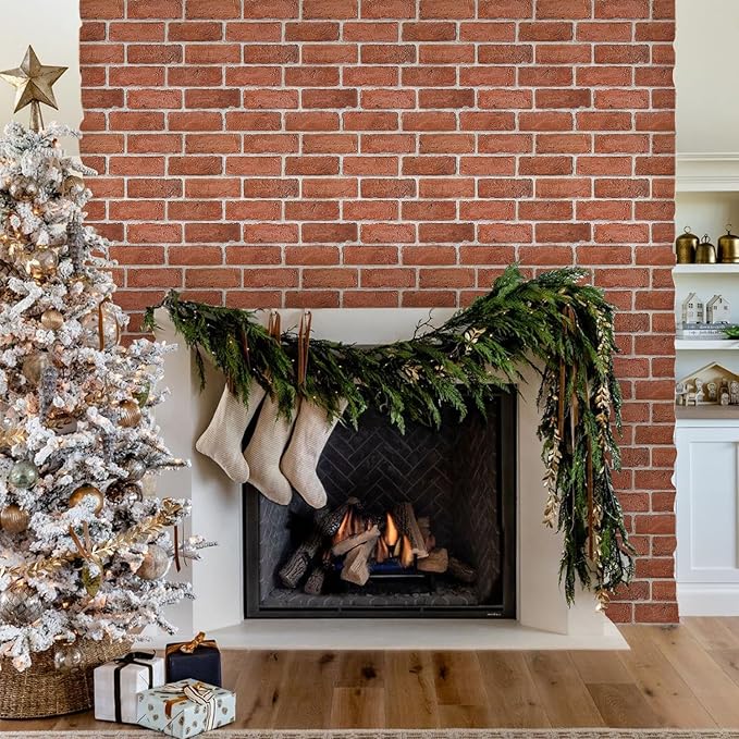 3D Faux Brick Wall Panels Peel and Stick, Small Brick-Look Textured Wall Sticker - Image 10