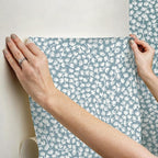 NuWallpaper x Society Social Sea Fern Slate Blue Peel and Stick Wallpaper - Image 6