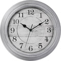 Wall Clock, 12 Inch Kitchen Decorative Wall Clock, Silent Wall Cocks Battery by HYLANDA