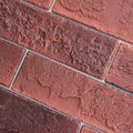 100 Vintage Red Faux Brick Wall Tiles, 3D Thin Brick Veneers by TORURAL