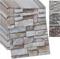20PCS 3D Wall Panels Peel and Stick 3D Brick Wallpaper Peel and Stick Faux by YLLYLL