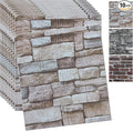 10PCS 3D Wall Panels Peel and Stick 3D Brick Wallpaper Peel and Stick Faux by YLLYLL
