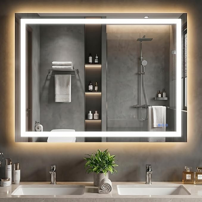 Antok 36"x 48" LED Bathroom Mirror by AntokMirror