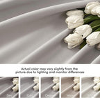 MIULEE Stone Back Tab Blackout Curtains 108 Inch Long 2 Panels Set - Image 7