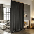 Room Divider Curtains for Ceiling Track Rod, 8.3 ft Wide x 7 ft Tall, 1 Panel by RoomDarkning