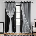 XiDi Curtains for Bedroom Windows, Unicorn Curtains for Kids Room by Addsomecolortolife