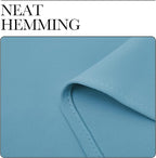 NICETOWN Window Curtains for Bedroom, Teal Blue, 2 Panels, W42 x L48 -Inch - Image 6