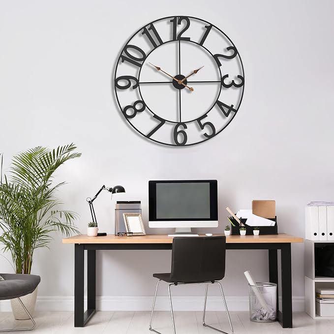Sorbus Large Wall Clock for Living Room Decor - Image 8
