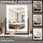 FENNIO Vanity Mirror with Lights 19"x22" - Image 3