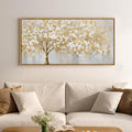 Large Framed Gold Tree Wall Art by Cuspin