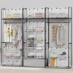HOMIDEC Closet Organizers and Storage, 9 Cube Storage Organizer, Portable - Image 4