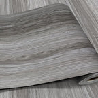 Wood Grain Peel and Stick Floor Tiles – 11.8” Width, Full Roll Length of 590" – by auxua