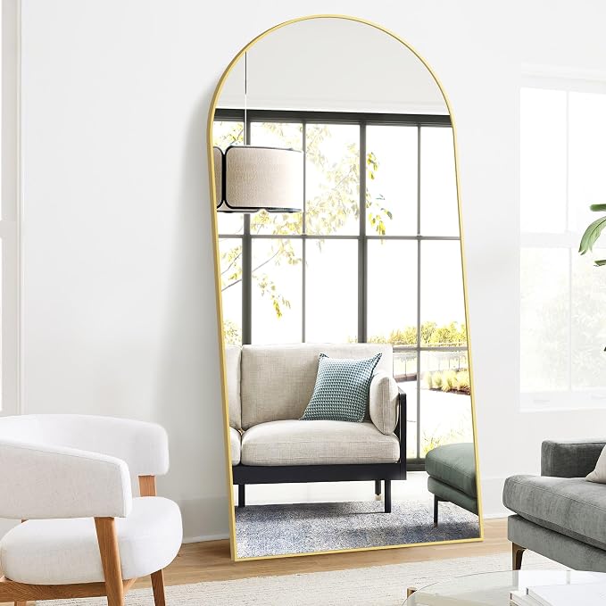 TRAHOME Full Length Arched Mirror, Living Room, Dressing Room - Image 6