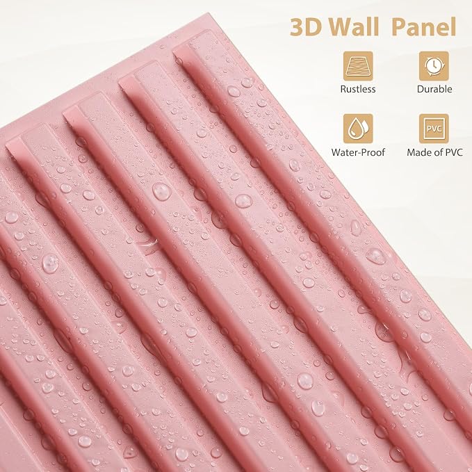 Heikki 30 Pack 3D Wall Panel for Interior Wall Décor, PVC Flower Textured Wall - Image 2