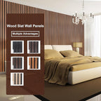 NeatiEase Wood Panels for Wall Color Samples Pack, Soundproof Wood Slat Wall - Image 4
