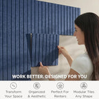 VIVELDA Large Bulletin Board 48"x36" - Image 2