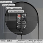Driini Modern Pendulum Wall Clock - Image 6