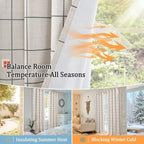 Lajode Plaid Curtains Pattern Printed 90 Inches Long - Image 7