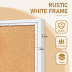 DOLLAR BOSS White Cork Board for Wall - Image 4