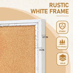 DOLLAR BOSS White Cork Board for Wall - Image 4