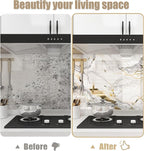 Chejiaye 10pcs Marble Peel and Stick Waterproof Wall Panels, Heat-Resistant - Image 8