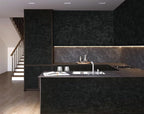 Yasinet Peel and Stick Wallpaper Black Removable Wallpaper Modern Black Contact - Image 5