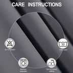 LEMOMO Blackout Curtains 40 x 63 inch/Grey Curtains Set of 2 Panels/Thermal - Image 4