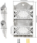 2-Slot Mail Organizer Wall Mount - Image 6