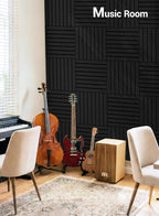 Waister 12 Pack Soundproof Wall Panels, 0.47 inch Thicker High Density Acoustic - Image 8