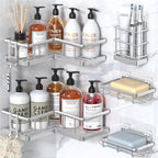 YASONIC Corner Shower Caddy Organizer, Large Capacity Shower Storage Rack by YASONIC