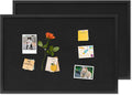 DAHAPYBOO Cork Board with Linen Black 2Pack, Bulletin Board 30"x20", Corkboards by DAHAPYBOO