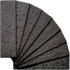 Old Town Black Faux Brick Wall Tiles, 3D Thin Brick Veneers - Image 2