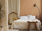 Brown Grasscloth Wallpaper Peel and Stick 393.7" Textured Brown Contact Paper - Image 4