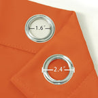 LEMOMO Blackout Curtains 52 x 95 inch/Orange Curtains Set of 2 Panels/Thermal - Image 5