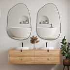 PERFNIQUE Irregular Wall Mirror Asymmetrical Mirror, Decorative Modern Wall - Image 7