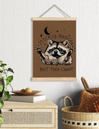Foritho Funny Motivational Raccoon Poster Wall Art Framed, Raccoon Lovers Gifts - Image 2