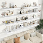 Vivelove 2" Thick Floating Shelves, 47.2 Inch X 12 Deep Shelves - Image 4