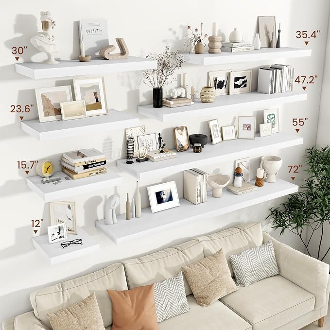 Vivelove 24/36/48/12 Inch Floating Shelves - Image 6