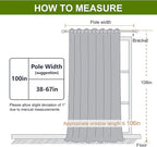 NICETOWN Thermal Patio Door Curtains - Image 5