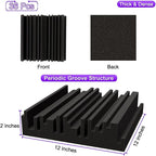 TroyStudio Thick Acoustic Foam Panels, Dense Soundproof Padding Tile, Recording - Image 2