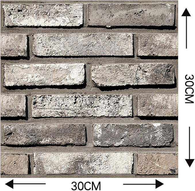 3D Wall Panels, Waterproof Self-Adhesive Artificial PVC Brick Wall Panels - Image 4